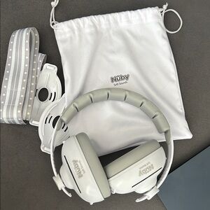 Nuby Soft Sounds Headphones in Gray for infants